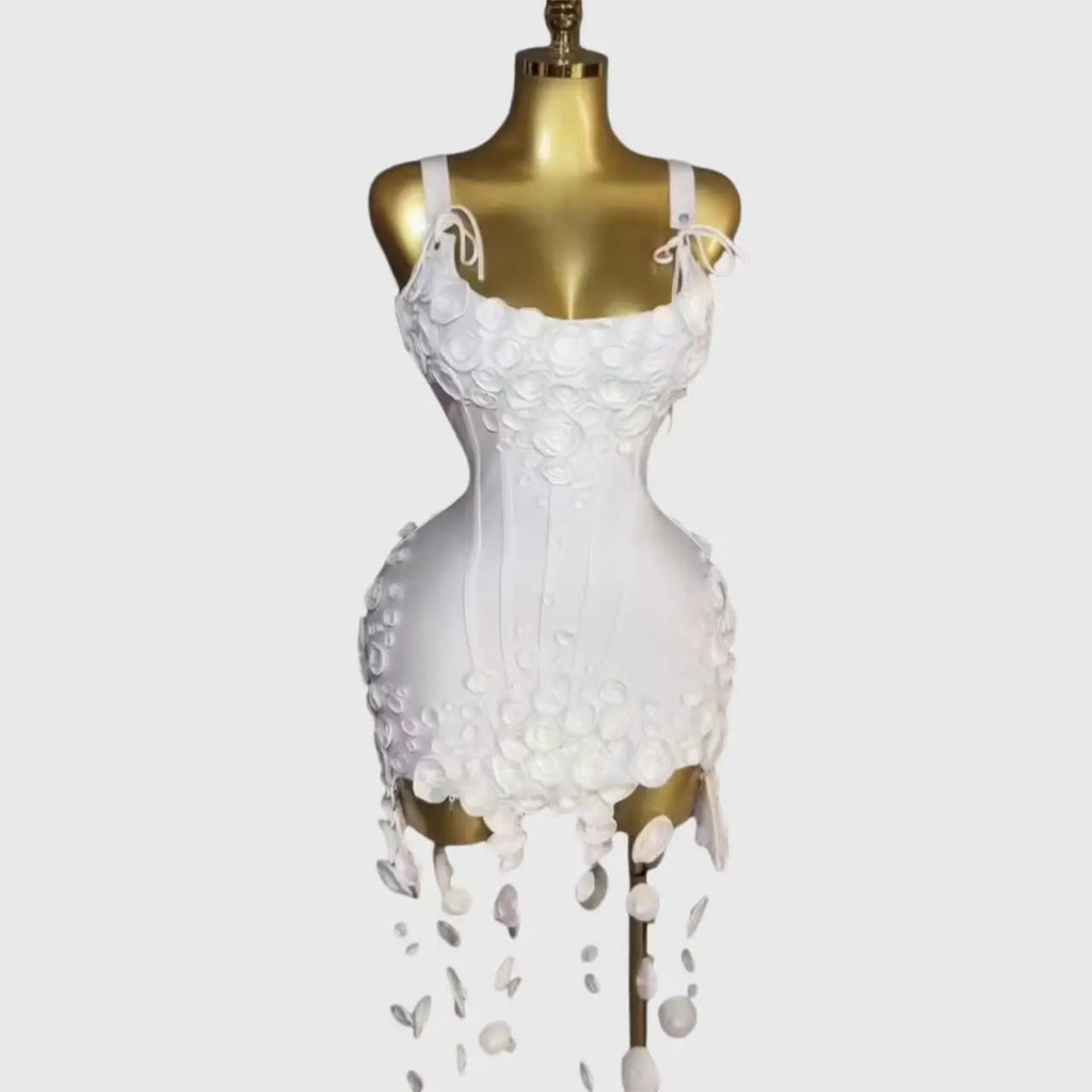 Fleur Bandeau Evening Gown
