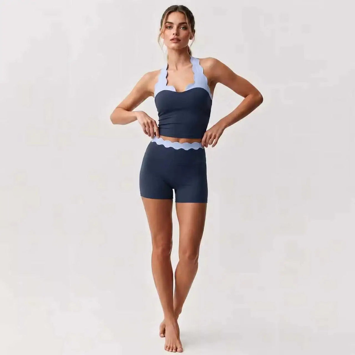 Coquille Lace Yoga Set