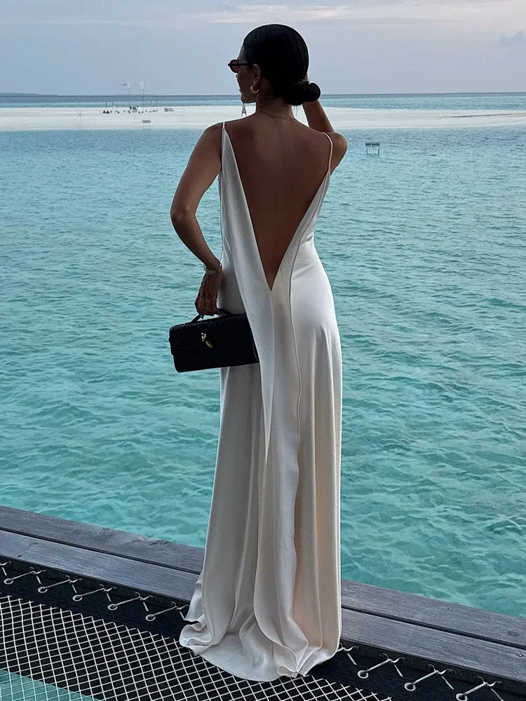Soirée Satin Slip Gown