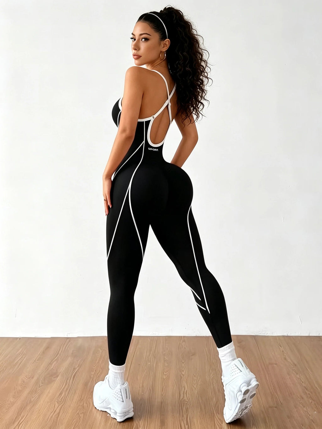 Contour Open-Back Jumpsuit