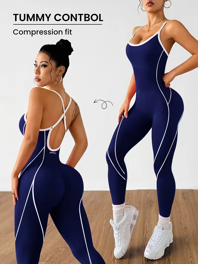 Contour Open-Back Jumpsuit