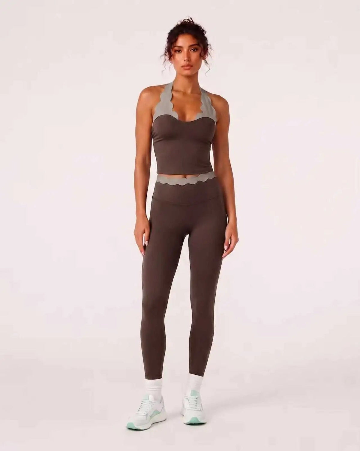 Coquille Lace Yoga Set