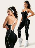 Contour Open-Back Jumpsuit